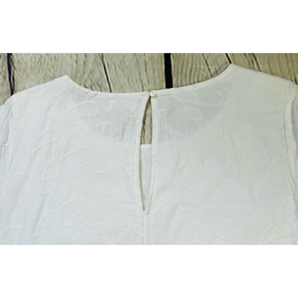 Old Navy White Embroidered Short Sleeve Dress NWT! - Picture 15 of 16